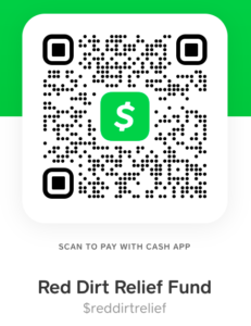 Want to donate to red dirt relief fund through Venmo, scan this image
